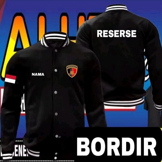 Promo Jaket Bordir Bisa Satuan Bisa Request Nama Jaket Bordir Reserse Jaket Reserse Jaket Varsity Re