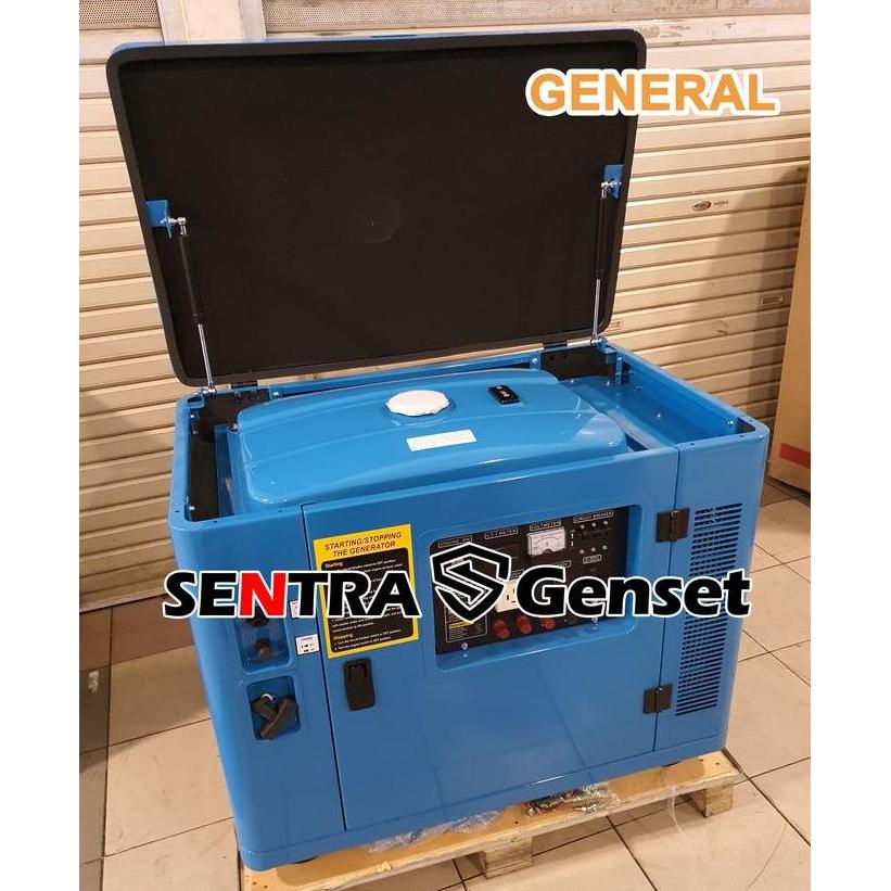Genset Silent 7000 7500 Watt 3 Phase General Mt 10000 Sc3