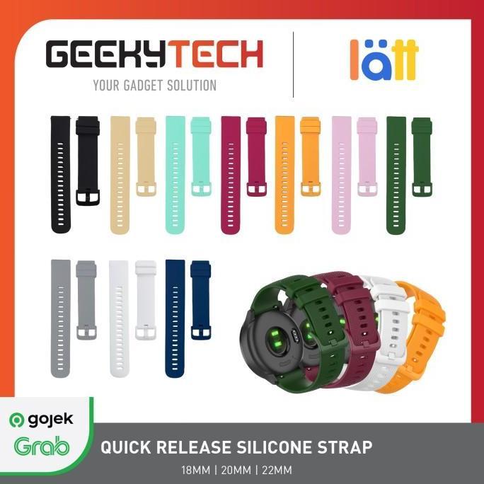 Strap Garmin Quick Release Silicone / Latt Quick Release 18 20 22 mm