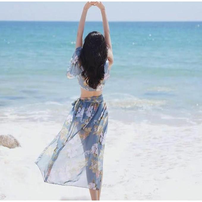 Bikini Set Outer Wanita Pantai Baju Renang Murah Premium Sexy Bali Beachwear Swimwear B0081