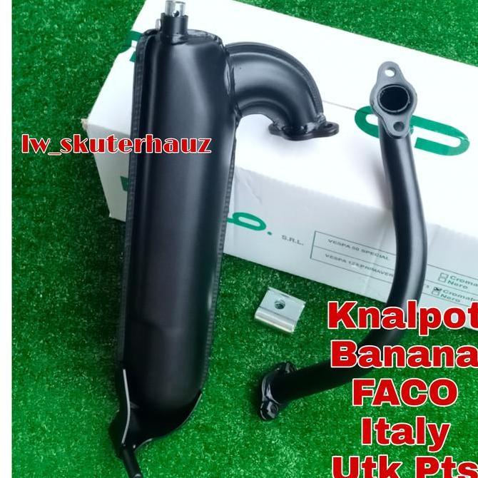 Knalpot FACO hitam utk smallframe pts dkk Terlaris