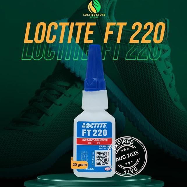 Lem Untuk Sepatu Olahraga Kulit Kanvas Loctite Ft 220 20Gr
