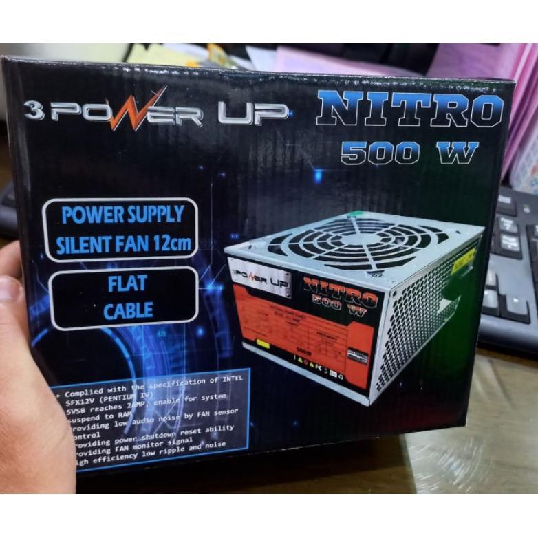 PSU PC Power Up 500w/ PSU Power-up 500 watt power supply Power supply