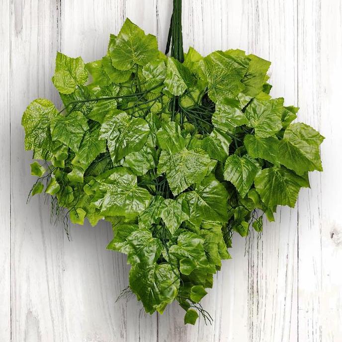 Promo COD DAUN ANGGUR DEKORASI GRIFFIN CABANG 3 LUSINAN - DAUN DEKORASI WEDDING COD