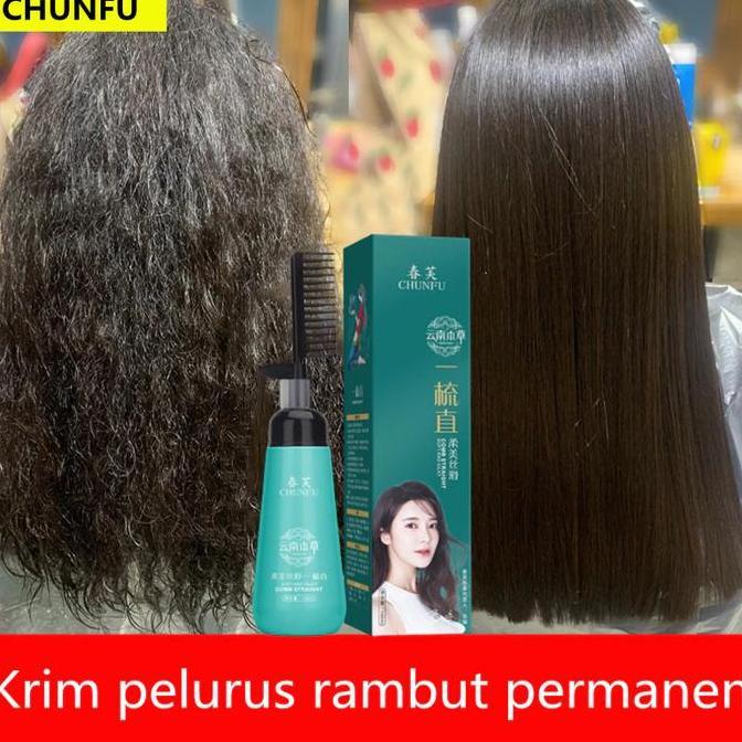 Rosandi.Rose - Cream Pelurus Rambut Tanpa Catok - Smoothing Rambut Keriting & Rusak
