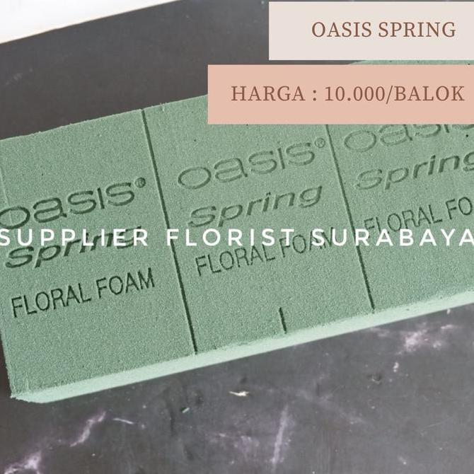 Promo floral foam basah / oasis basah / foam bunga asli/ foam bunga oasis/oasis spring /floral foam 