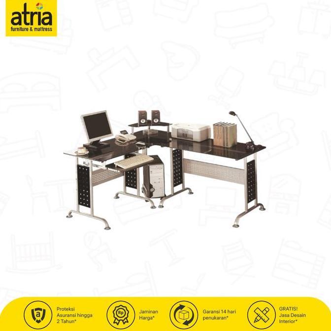 Terlaris Atria Meja Komputer Athena L Furniture