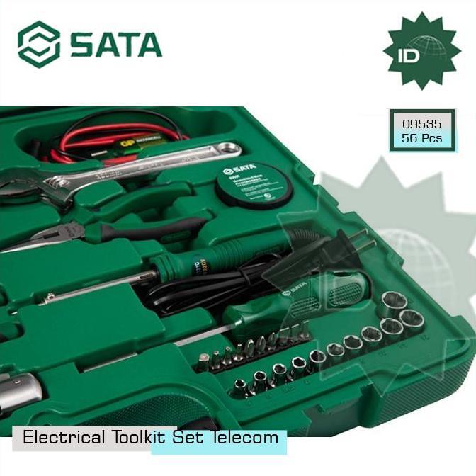 Tool Kit Set 09535 53Pc Professional Electronic Tool Set Sata