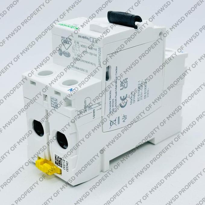 Murah Schneider RCCB ELCB Acti9 A9R74225 2P 25A 300mA Perlindungan Jaringan Listrik dengan Fitur Vis