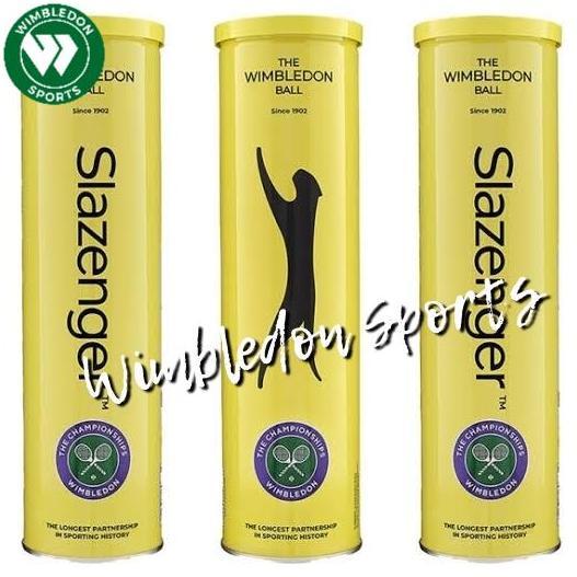 TERBARU - Bola tenis SLAZENGER Wimbledon isi 4 / Slazenger tennis balls