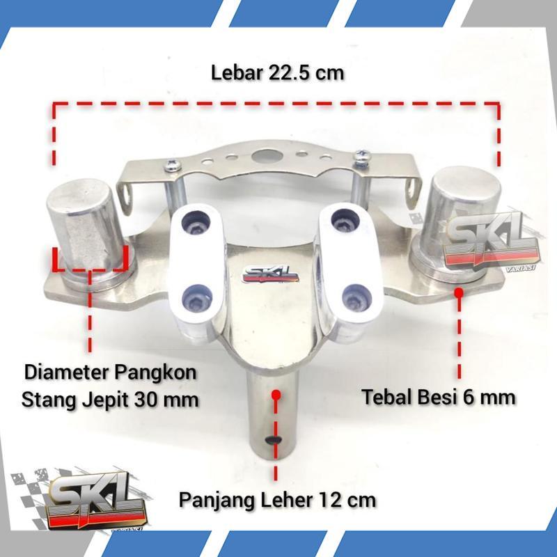 Diskon Gede Adaptor Dudukan Stang Motor Matic Bebek Honda Scoopy Vario Beat Genio PCX Vario 160 125 