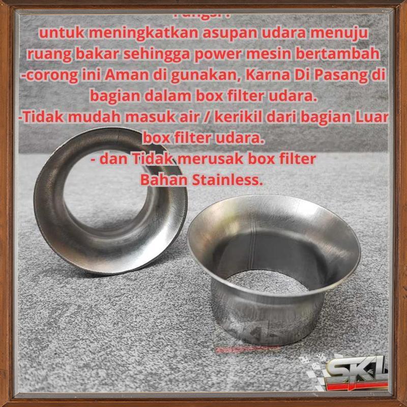 Diskon Gede Corong Velocity Filter Motor Vario Nmax Aerox Lexy meningkatkan Power Mesin Matic - RO30