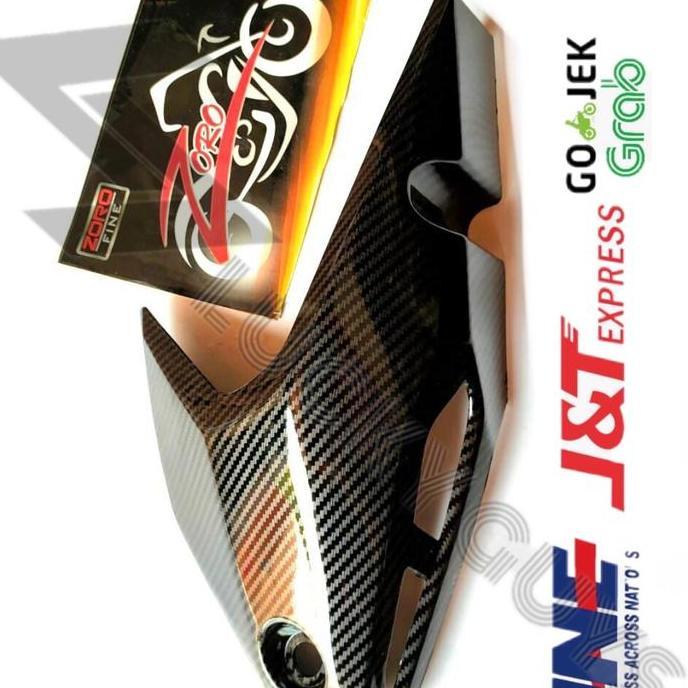 DF242 - Cover Tutup Knalpot Honda Adv 150 Karbon Hitam