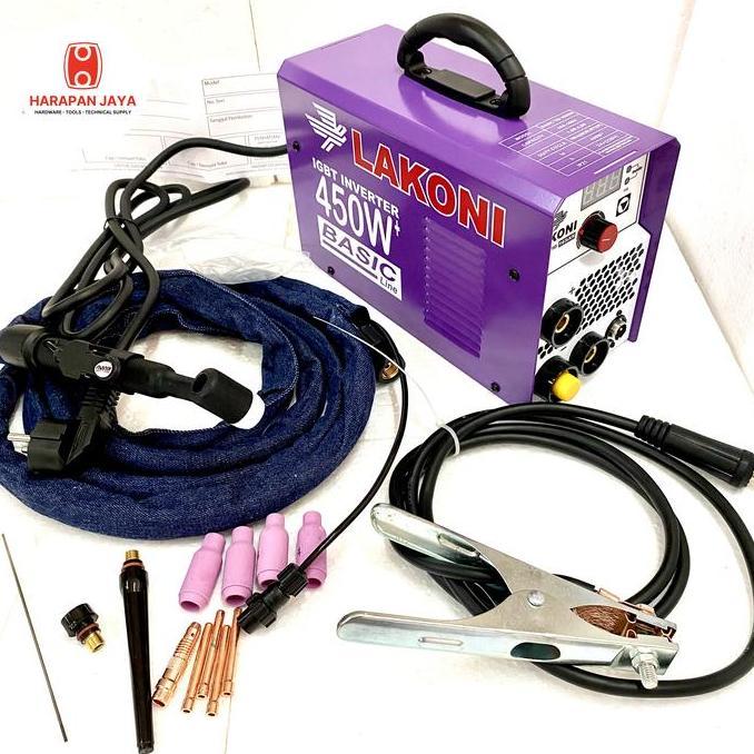 Mesin Las Argon Stainless Lakoni TIG163 Travo Listrik Inverter Basic TIG 163 IXR 450 Watt 160A MMA S