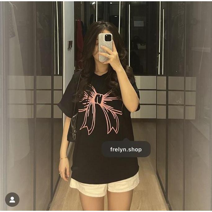 DR167 - BONBON BLACK - PINK BLUE WHITE l BAJU KAOS TSHIRT TUMBLR TEE HITAM PUTIH THAILAND BKK BANGKO