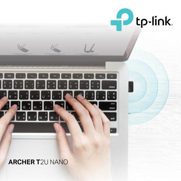 TP-LINK Archer T2U Nano | AC600 Nano Wireless | USB Adapter | WiFi Dongle | Dual Band | WiFi 5 | USB