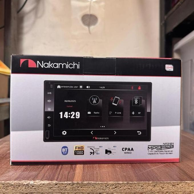 Headunit 7 Inch Mp5 Deckless Nakamichi Na3101i