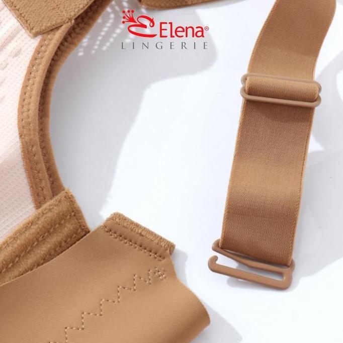 Elena E 299272 Bra Seamless Tanpa Kawat Busa Tipis Cup C Kait 4 Bh Wanita 36C - 44C