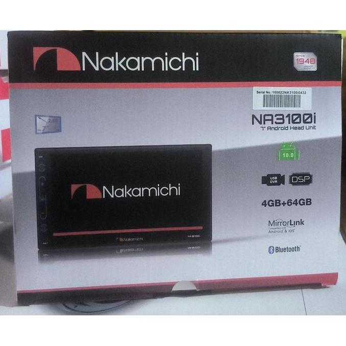 Head Unit Android Nakamichi T5 NA-3100 i 7 Inch Ram 4/64Gb Dsp Carplay