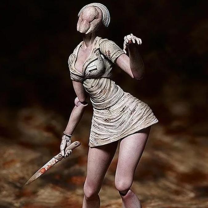 Figma SP 061 Bobble Head Nurse dari movie Silent Hill 2 Figure
