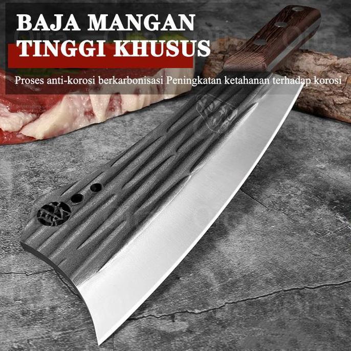 Golok Baja Per Asli Golok Sembelih Super Tajam Golok Baja Pisau Baja