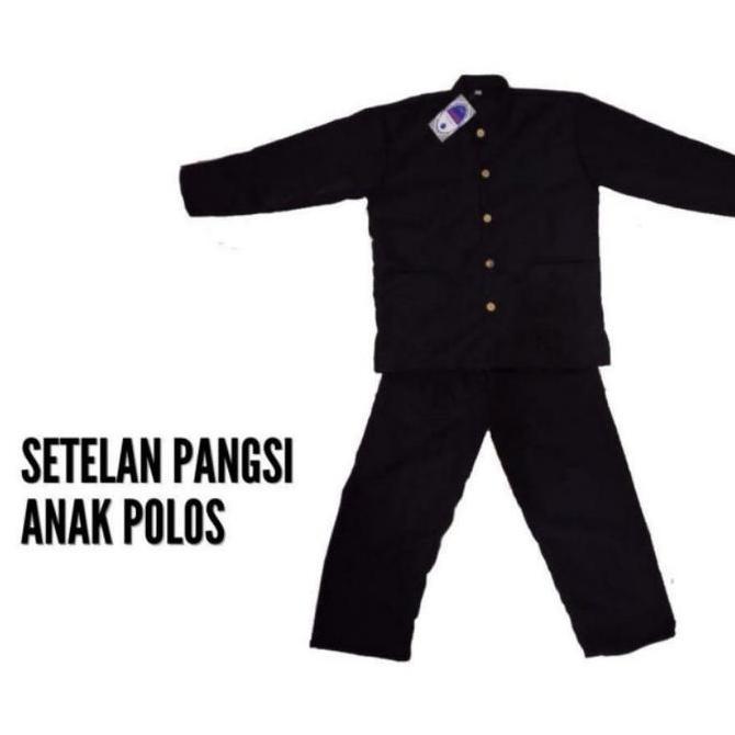 Setelan Sekolah Pangsi Anak SD Batik Polos Sekolah TK SD Jumbo