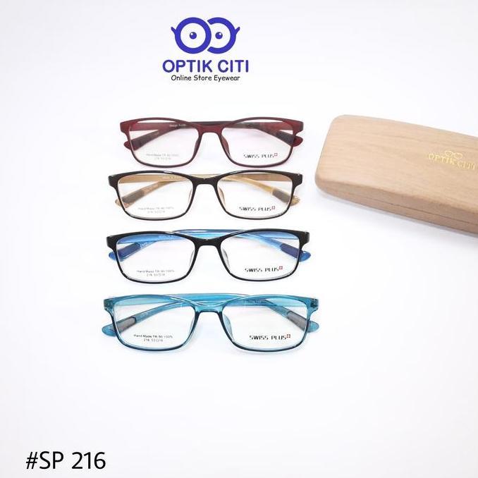 frame kacamata pria wanita swiss plus 216 super lentur dan ringan ori Terlaris