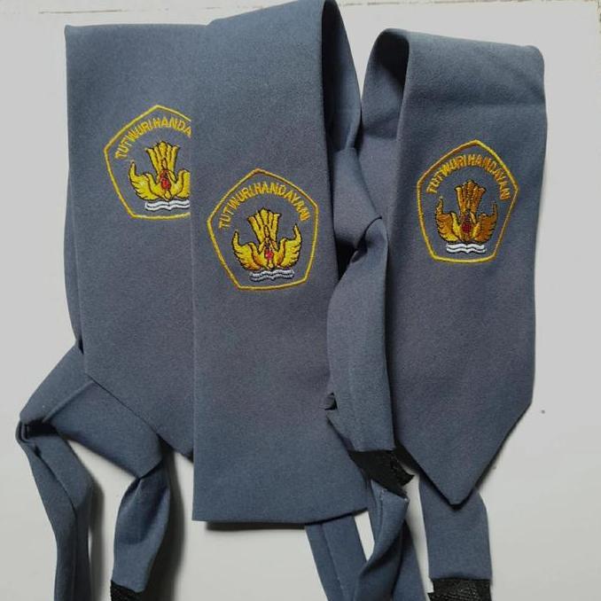 dasi sma bordir/dasi sma perekat