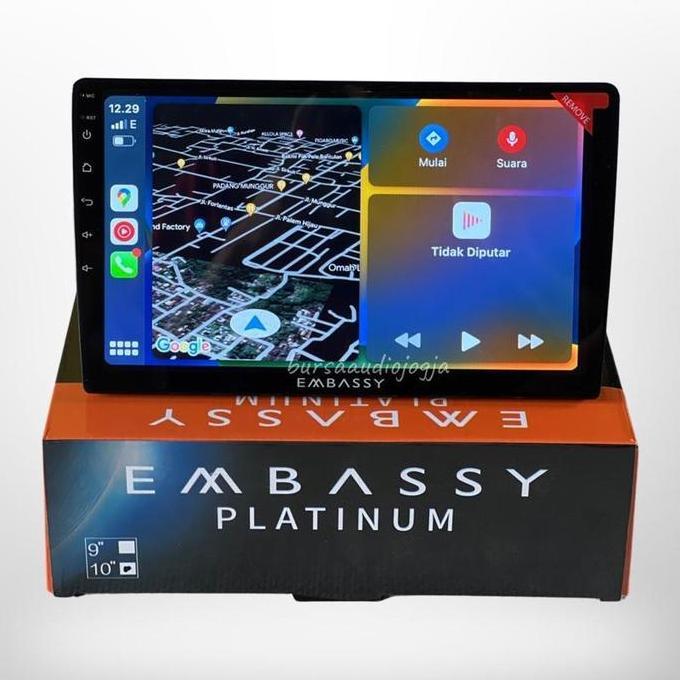 Head Unit Android Double din embassy 10 inch