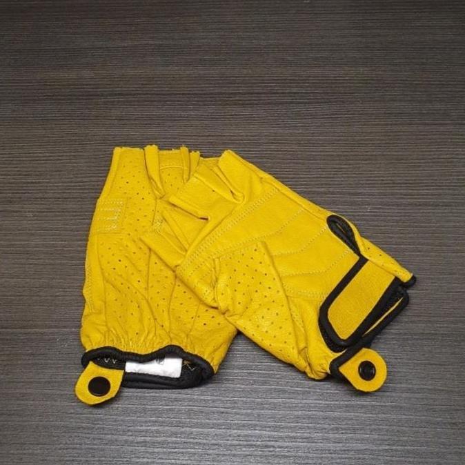 SARUNG TANGAN HALF CHAPPO YELLOW | NORTHY GLOVE LEATHER Terlaris