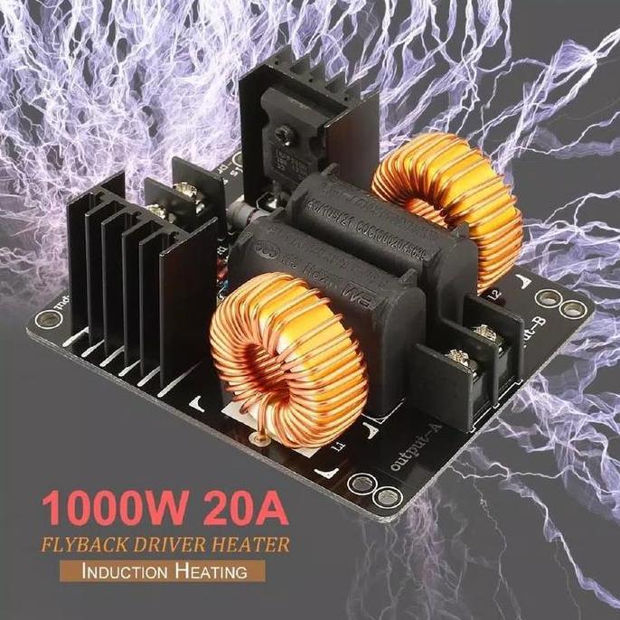 1000W 20A ZVS Induction Board Heating Module Flyback Driver HARGA SPESIAL