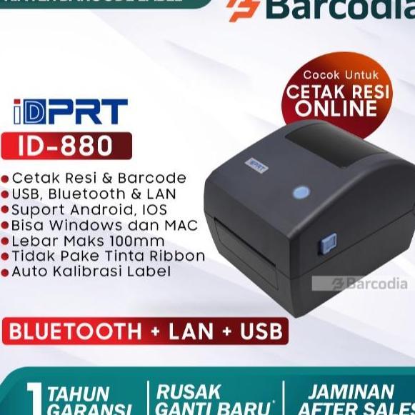 Printer Barcode Thermal Label Printer Idprt Id880 Bluetooth 110Mm A6