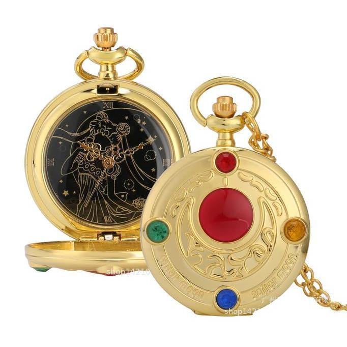 SGPW sailor moon pocket watch jam saku sailormoon magical girl hobi LUIS