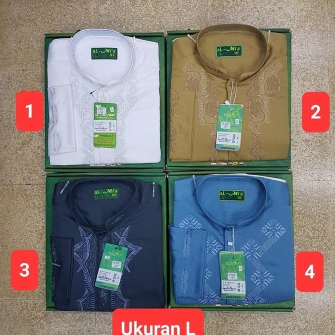 koko al Mia lengan panjang original Al-mia ukuran L Terlaris