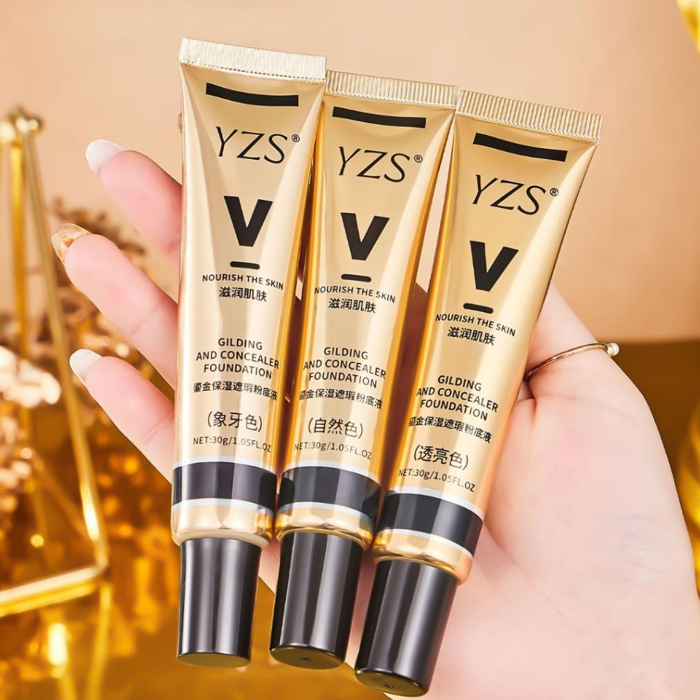 Udayanas - Yzs Foundation Liquid Matte Concealer Foundation Natural Color Tahan Lama Anti Air Xx120 