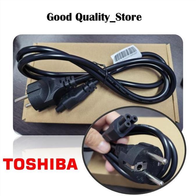 Kabel power laptop Toshiba Original 3 lubang RESTOCK