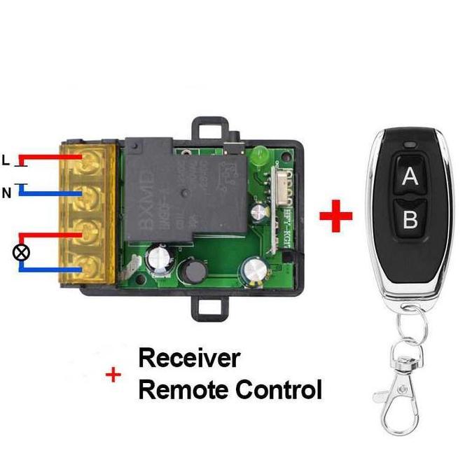 Saklar Switch Wireless Remote Kontrol 433 MHz 220V TERBARU