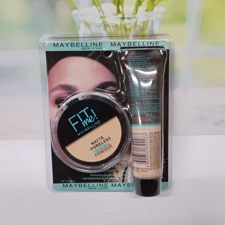 Akbaramuan - Bedak Maybelline Fit Me + Foundation Mika Sd-5