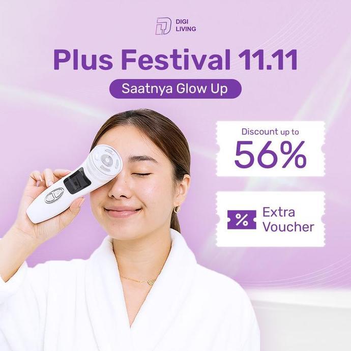 DIGILIVING - HIFU MINI ULTRASONIC | FACIAL MASSAGE - ALAT PIJAT PERAWATAN WAJAH ELEKTRIK ORIGINAL DA