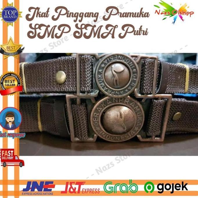Gesper Ikat Pinggang Pramuka Sekolah SMP SMA Putri Grosir dan Eceran