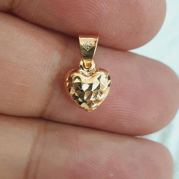 TOKOMASEDI_ - LIONTIN LOVE KECIL CUKIT TANPA MATA EMAS