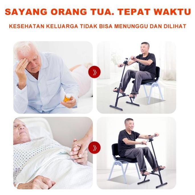 MY-HI Sepeda Statis-Olahraga Gym Fitness / Terapi Kaki dan Tangan Penderita Stroke Peralatan olah ra
