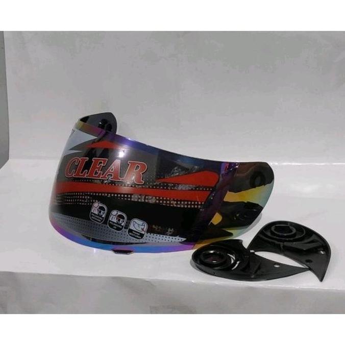 DE180 >> kaca helm ninja fullface bonus rachet visor