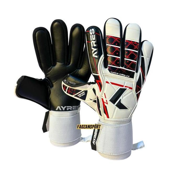 Sarung Tangan Ayres Gladius Umbra 2.0 Tanpa Tulang Alat untuk Kiper Sepakbola Futsal Original Goalke