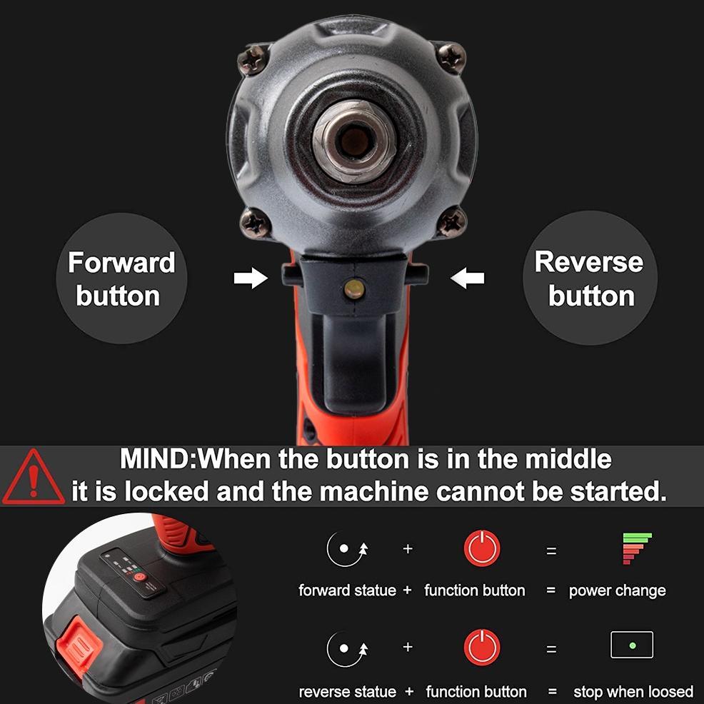 JLD 13MM CORDLESS IMPACT WRENCH BRUSHLESS 350N.M impact baterai 48VF MESIN BOR JV88 UNTUK BAUT MOBIL