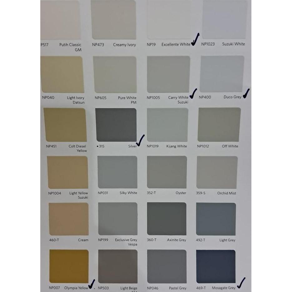 DA20 - Nippe 1LTR Nippe 2000 Nippe Excellente White NP19 Nippe Putih Classic GM NP517 Nippe 2000 Put