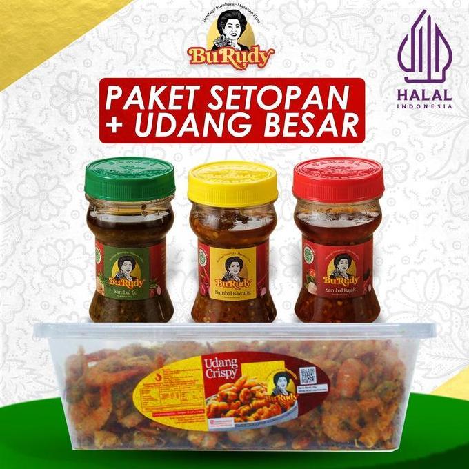 Paket Udang Besar Sambal Setopan Khas Jawa Timur