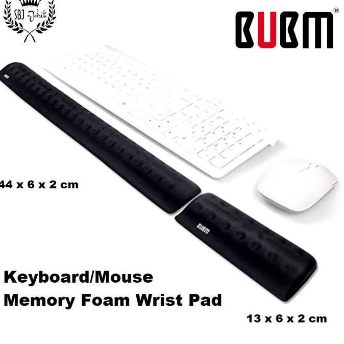 Bubm Wrist Pad Memory Foam Keyboard Mouse Wrist Rest Pad Bubm Premium