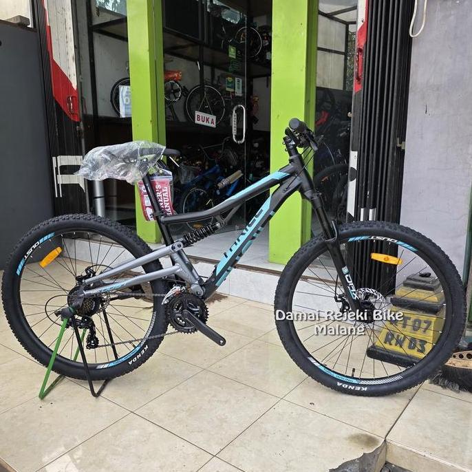 Terbaru Mtb 27.5" Thrill Oust T120 Comp My25 21 Speed Discbrake Mekanik - Fullsus
