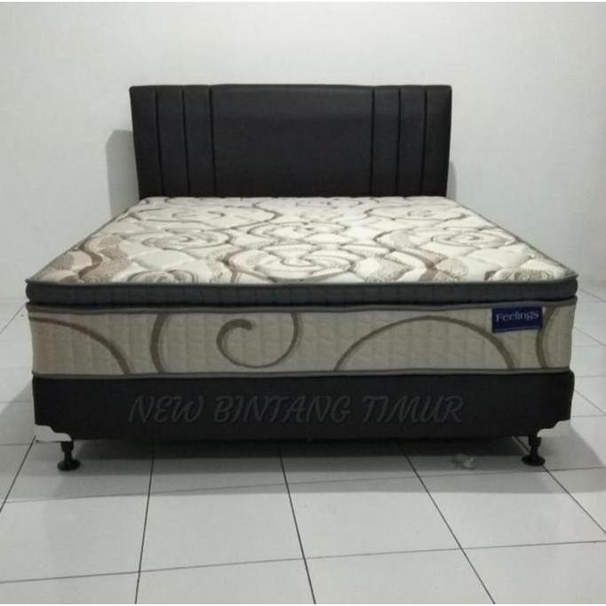 Spring Bed Romance Feelings Plush Top 120 x 200 HB Queen Full Set